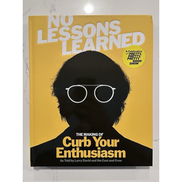 SIGNED Larry David Lessons Learned Making of Curb Your Enthusiasm Book JSA COA - Picture 1 of 12